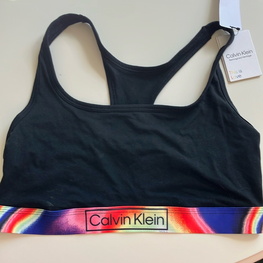 Calvin Klein Black Sports Bra